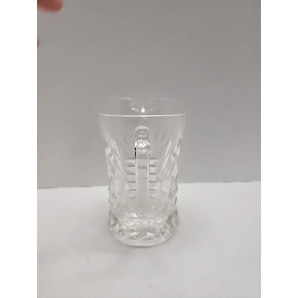 Vintage Anchor Hocking Prescut Clear Glass Small 5